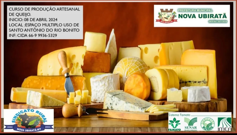 Capacitação em produção artesanal de queijo em Nova Ubiratã
