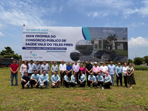 Autoridades municipais de Nova Ubiratã estiveram participando de duas reuniões com representantes do Consórcio Público de Saúde Vale do Teles Pires e CIDESA