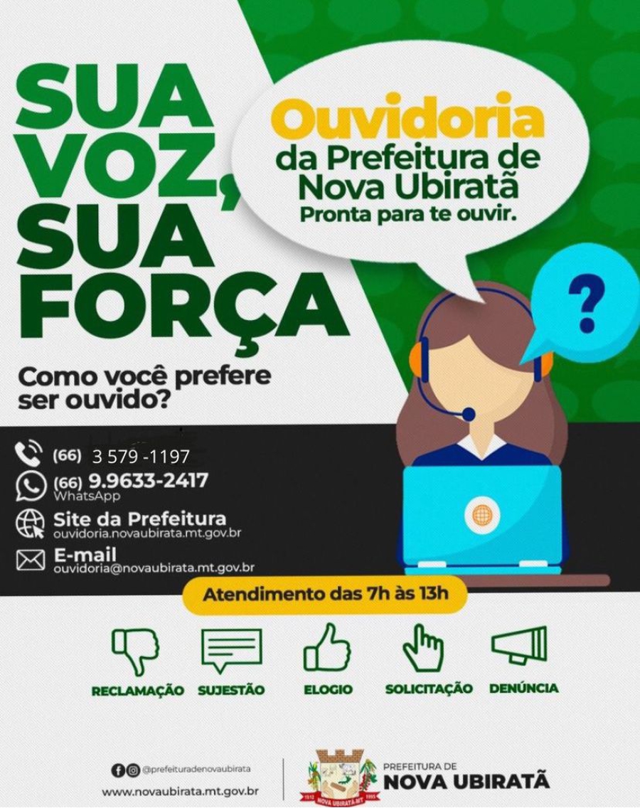 Ouvidoria municipal de Nova Ubiratã