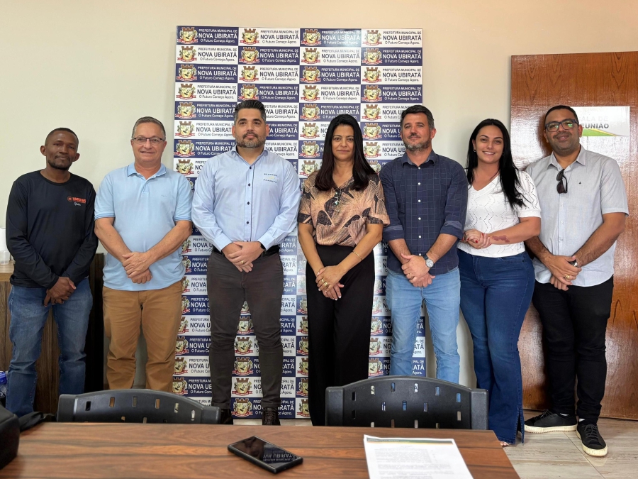 Prefeitura Municipal realiza reunião para discutir atraso no cronograma de obra da empresa Beatrice Peanuts – SINCE 1980 em Nova Ubiratã