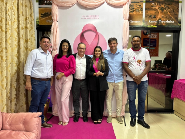 Secretaria de Saúde participa de palestra sobre conscientização e prevenção ao câncer de mama