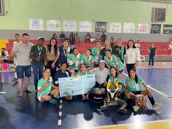 Prefeitura Municipal, Câmara de Vereadores e ACENU realizam grande final da Copa Indústria e Comércio de Futsal 2025