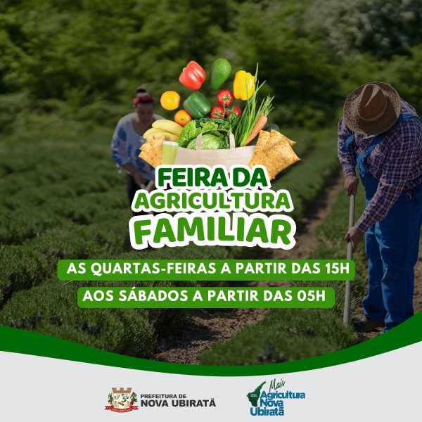 Conheça a Feira da Agricultura Familiar de Nova Ubiratã