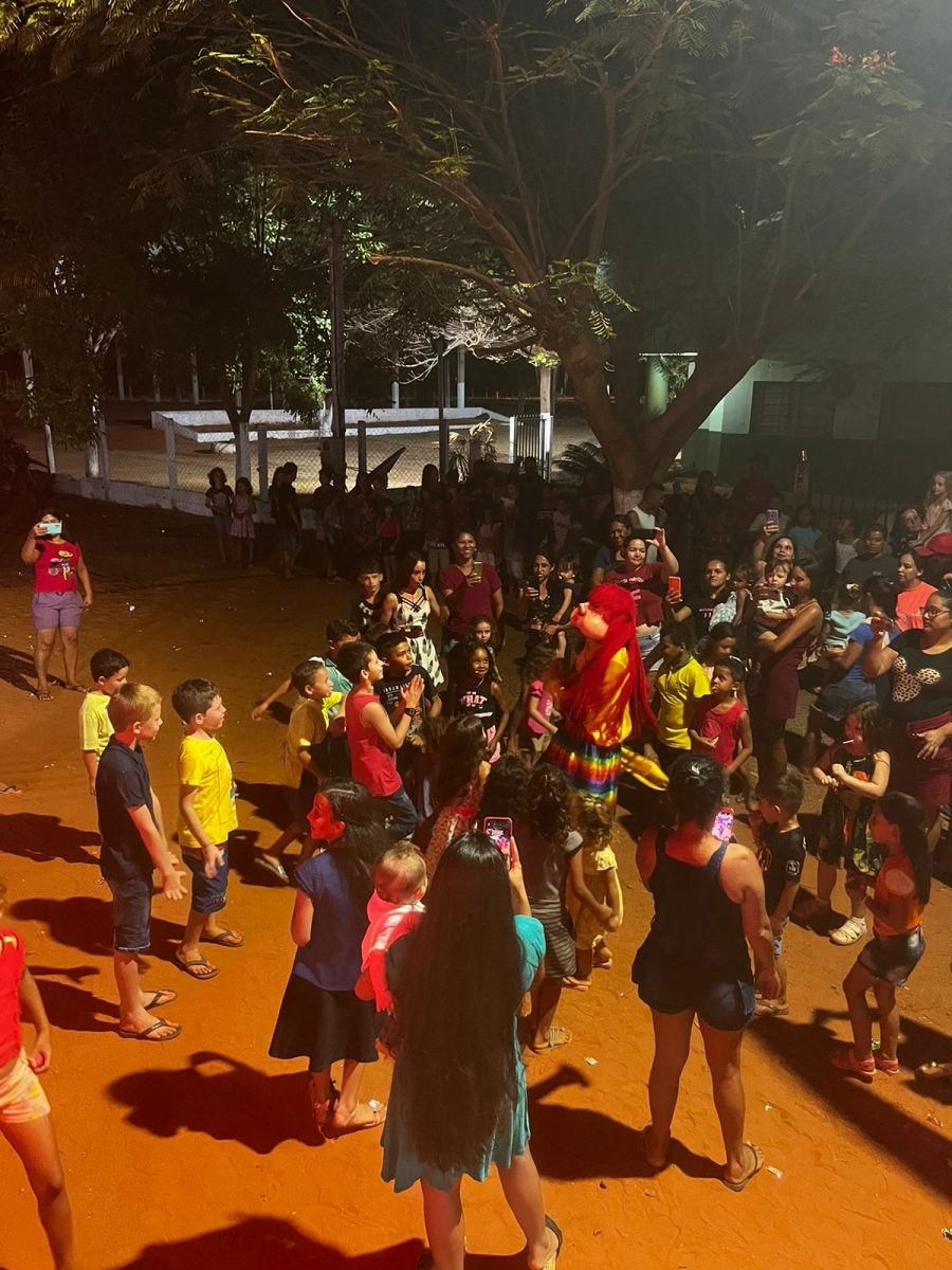 Trenzinho da  alegria fez sucesso e divertiu as crianças de Entre Rios