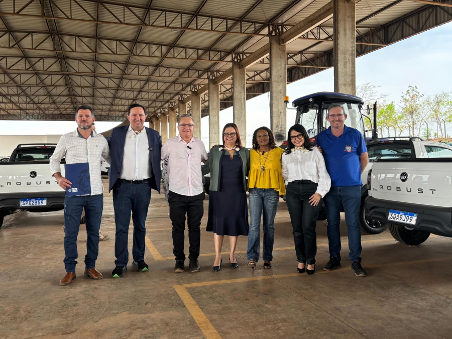 Secretaria de Agricultura é contemplada com veículo e grade aradora por meio da SEAF para fortalecer a Agricultura Familiar de Nova Ubiratã