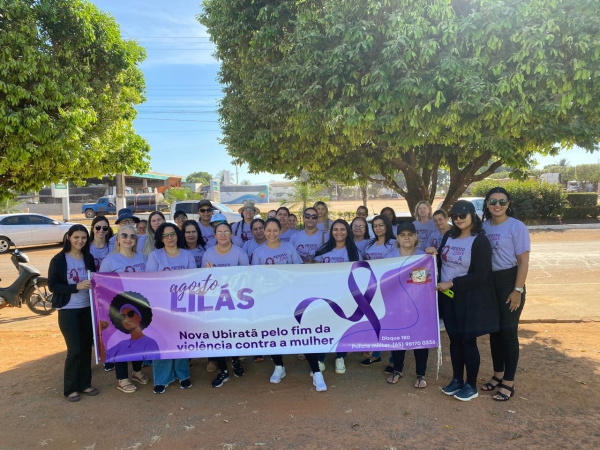 Prefeitura de Nova Ubiratã promove palestra sobre Agosto Lilás no CRAS II