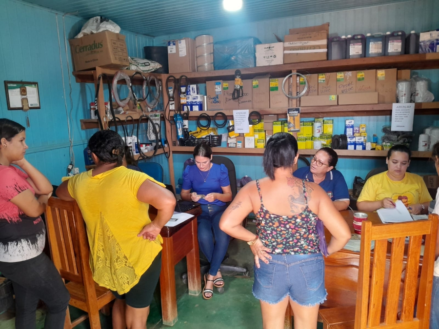Equipe de Saúde de Entre Rios realizou um levantamento e atualização cadastral na comunidade do Sinopão.