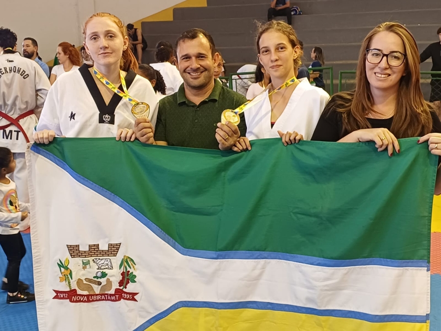 Atletas de Nova Ubiratã conquistam medalhas de prata e bronze no Campeonato Brasileiro de Taekwondo