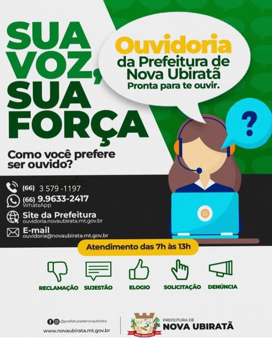 Ouvidoria Municipal de Nova Ubiratã