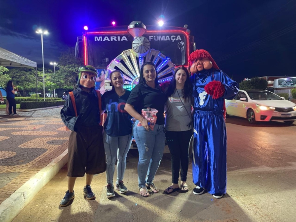 Trenzinho da Alegria leva diversão e magia à 1ª noite de comemoração do Mês das Crianças na sede de Nova Ubiratã