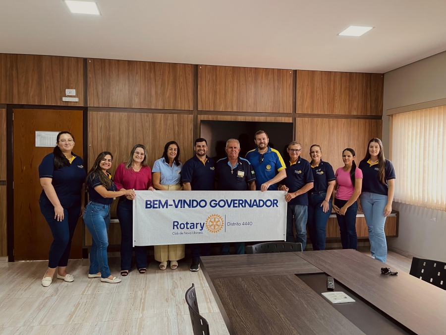 Nova Ubiratã recebe a visita do Governador do Rotary Club do distrito 4440