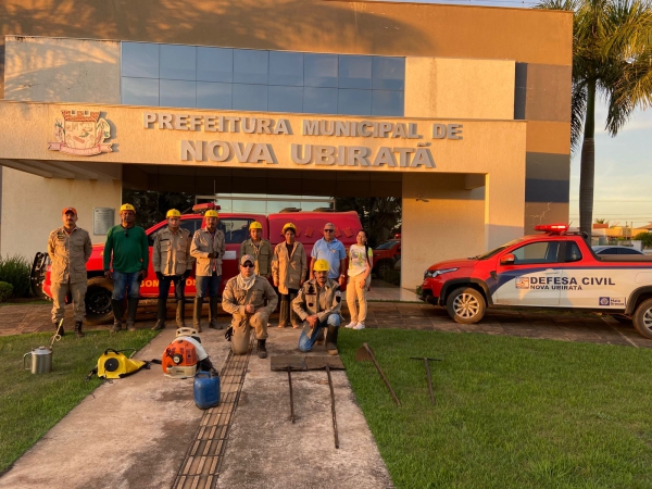 Prefeitura Municipal e Corpo de Bombeiros Militar promovem a formação da Brigada Municipal de Nova Ubiratã