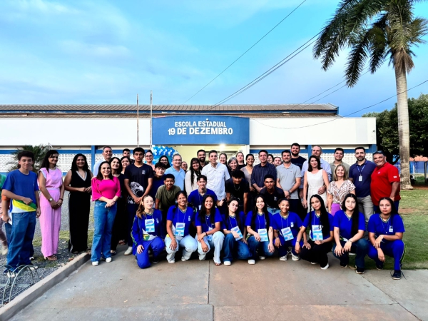 Autoridades Municipais recebem Secretário de Estado de Educação e a comitiva da DRE de Sinop em Nova Ubiratã