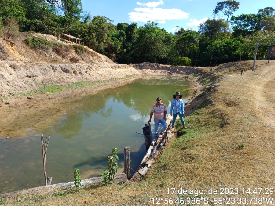 Zootecnista da Secretaria de Agricultura realiza visita técnica aos piscicultores de distritos e assentamentos do município