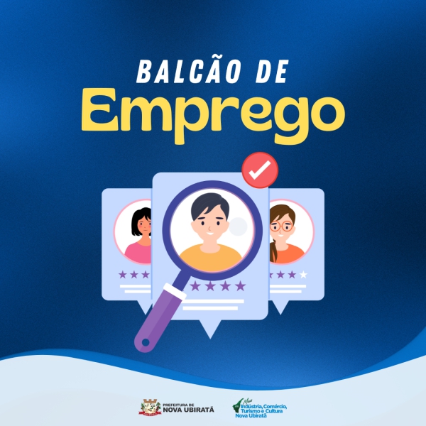 Confira as vagas disponíveis no Balcão de Emprego