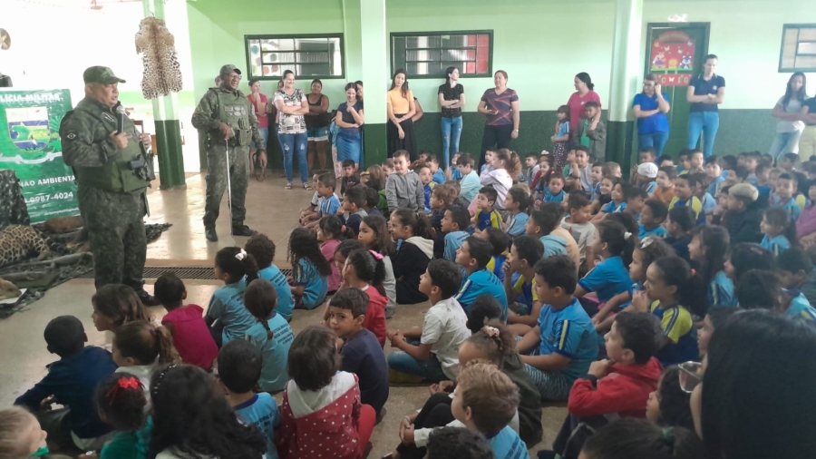 Projeto de Educação Ambiental está sendo realizado nas Escolas Municipais de Nova Ubiratã