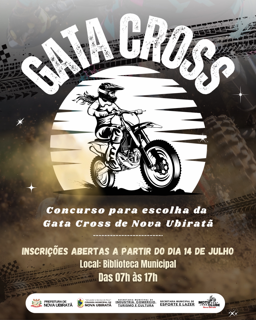 Vem aí, concurso para escolha da Gata Cross de Nova Ubiratã