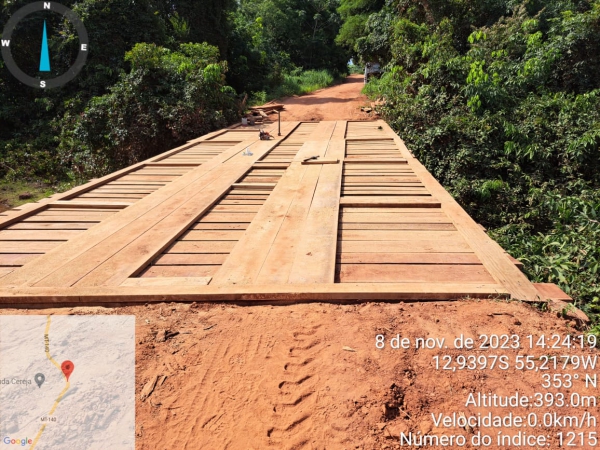 Ponte do Rio Tartaruga é Revitalizada pela Prefeitura Municipal de Nova Ubiratã