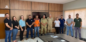 Secretarias Municipais realizam reunião com representantes do Conselho Municipal de Defesa Civil, EMPAER, SEMA e corpo de Bombeiros Militar da 10ª CIBM de Sorriso