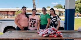 Secretaria de Assistência Social promove entrega de doces em comemoração ao Dia das Crianças no distrito de Santo Antônio do Rio Bonito