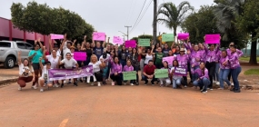 Primeira Caminhada em Luta Contra o Feminicídio mobiliza comunidade em Nova Ubiratã