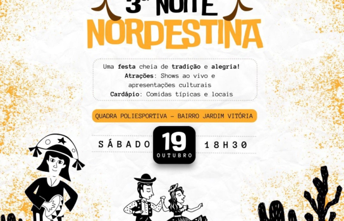 Vem aí a 3ª edição da Noite Nordestina   