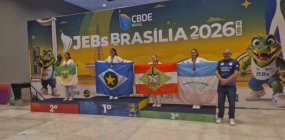 Atletas de Taekwondo de Nova Ubiratã fazem história nos Jogos Escolares Brasileiros em Brasília, conquistando ouro e prata na competição nacional