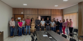 Autoridades Municipais se reúnem com o novo Capitão da Polícia Militar de Nova Ubiratã para apresentações