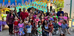 Prefeitura de Nova Ubiratã promove Arraiá para crianças do Projeto Mais Cultura