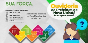 Ouvidoria: um canal direto entre o cidadão e a Prefeitura Municipal 